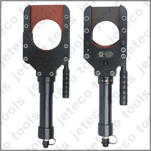 Hydraulic cable wire cutter head