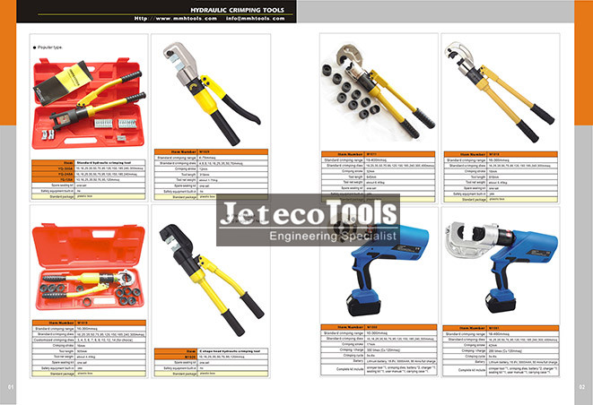 Hydraulic crimping tools