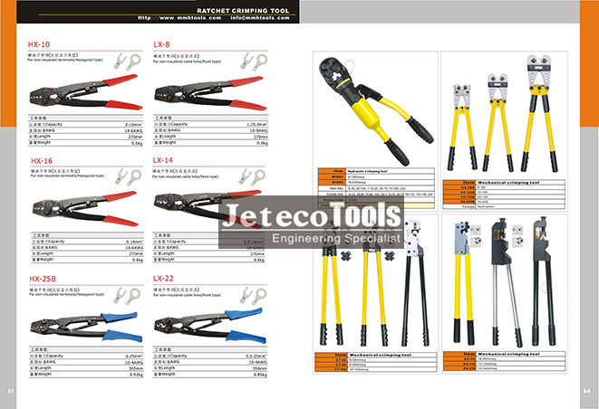 Hydraulic crimping tools