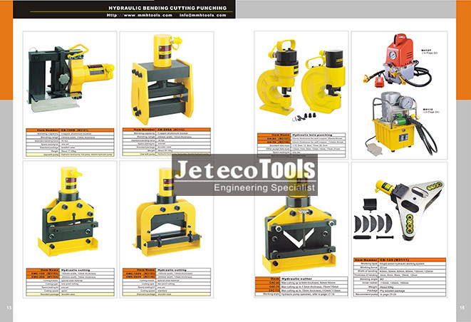 Bus bar machine and tools