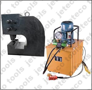 Channel steel hole punch machine