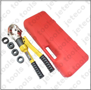 Hydraulic pipe crimping tool
