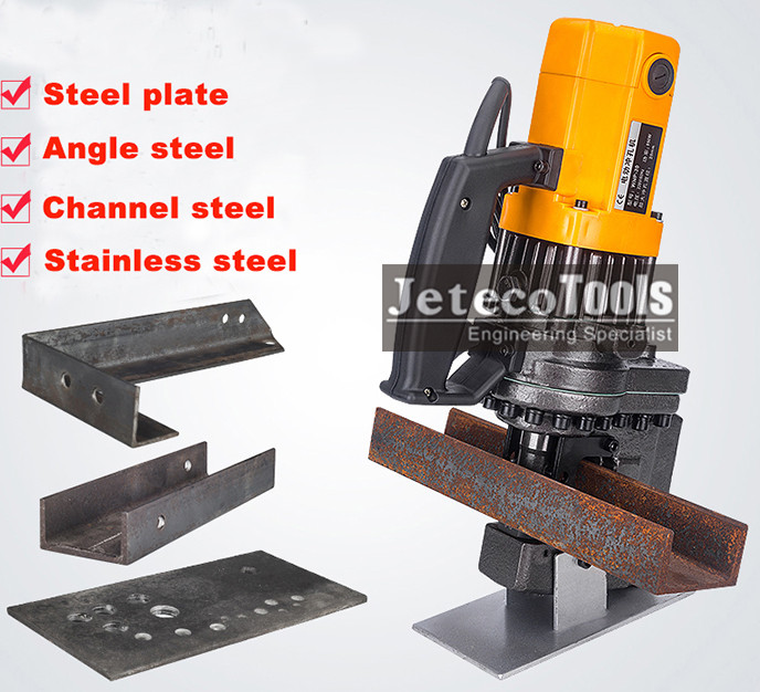 Electric Hydraulic Punching Machine Angle/channel Plate Punching Tool  Puncher