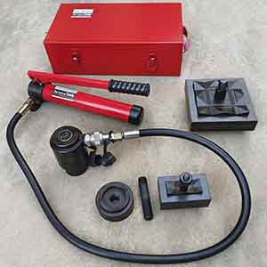 SYK hydraulic square hole punch tool