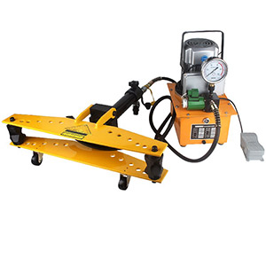 DWG-2 hydraulic pipe bender operated by electric hydraulic pump