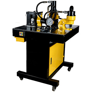 DHY-150 hydraulic copper busbar processing machine for punching cutting bending
