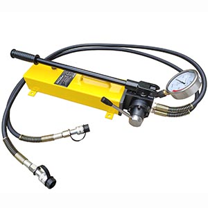 JCP-800B double action hydraulic hand pump with two hose