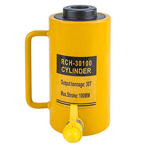 RCH-30100 hydraulic hollow plunger cylinder 30 ton 100mm stroke