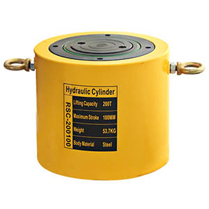 RSC-200100 single acting hydraulic cylinder 200 ton 100mm stroke