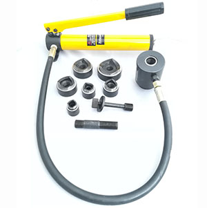 SYK-8 10 ton 6 dies hydraulic knockout hole punch kit